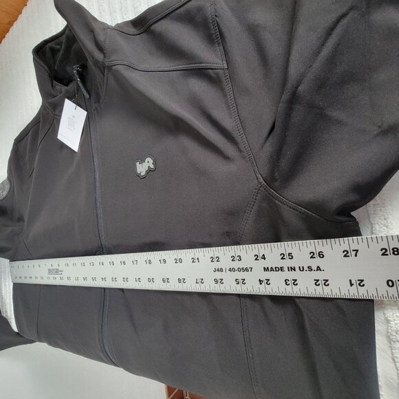 Lyft Mens Jacket Black 3XL Full Zip Lightweight Logo Casual Zipper Pocket - Picture 7 of 8